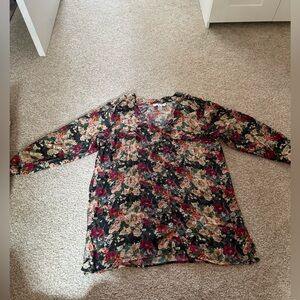 Vintage Floral Blouse